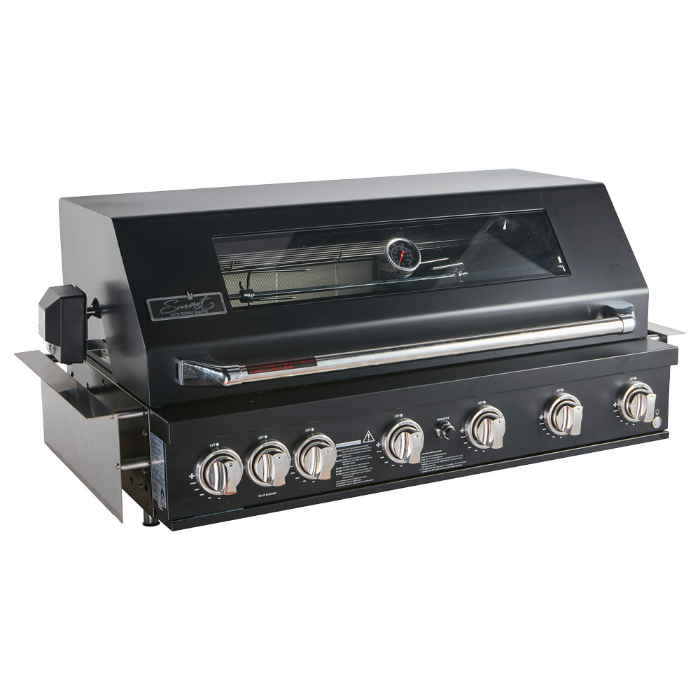 Smart 6 Burner Built-In Gas BBQ With Rotisserie & Rear Infrared Burner